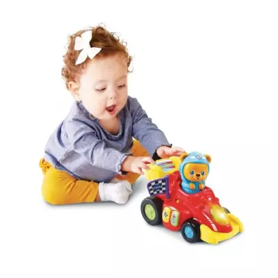 VTECH - Titours, Champion de Course Rouge - Véhicule Interactif