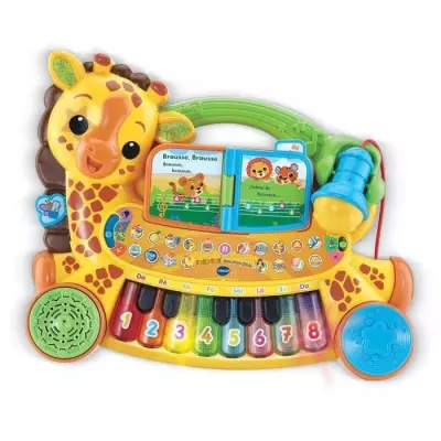 Découvrez le VTECH JUNGLE ROCK - MON PIANO GIRAFE !
