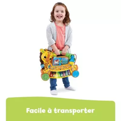Découvrez le VTECH JUNGLE ROCK - MON PIANO GIRAFE !