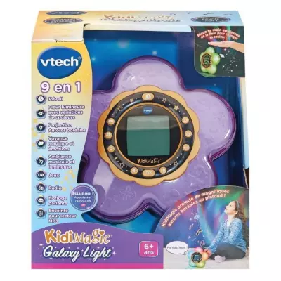 Réveil Enfant VTECH KIDIMAGIC GALAXY LIGHT VIOLET - Dimensions compactes
