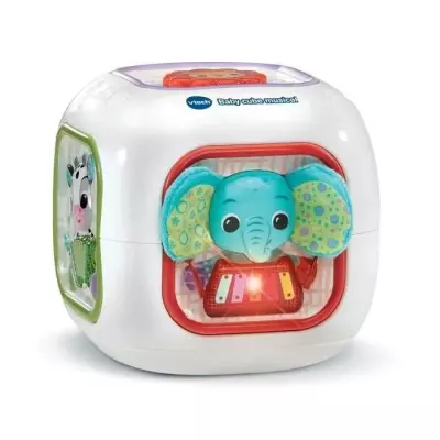Découvrez le Baby Cube Musical pour l'éveil de bébé!