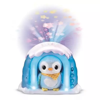 Veilleuse P'tit Pingouin Nuit Étoilée - Hochet 