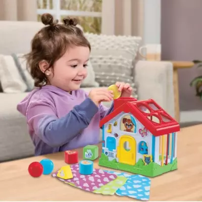 Jouet d'éveil écologique pour bébé - MA MAISON PREMIERES MANIPULATIONS