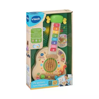 Guitare Lumineuse Magique pour Enfants (Certifié FSC)