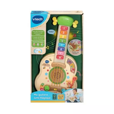 Guitare Lumineuse Magique pour Enfants (Certifié FSC)