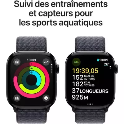 Montre Connectée Apple Watch Series 10 GPS 46mm - Jet Black Aluminum