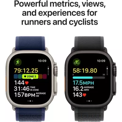 Montre connectée Apple Watch Ultra 2 GPS + Cellular Titanium - Noir