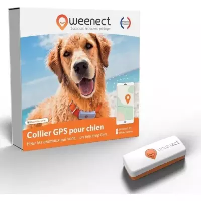 Traceur GPS pour Chien - Weenect XS Blanc (Édition 2023) Traceur GPS pour Chien - Weenect XS Blanc (Édition 2023)