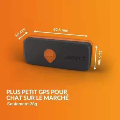 Traceur GPS pour Chat - Weenect XS (Black Edition 2023) - Suivi et localisation facile
