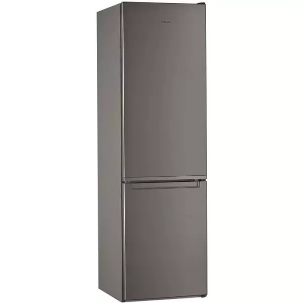 Réfrigérateur congélateur bas - WHIRLPOOL W5921EOX2 - 372 L (261L +111 L) - Froid statique - L59,5 cm x H 201,1 cm - Optic in