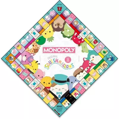 Monopoly Squishmallows: jeu de société amusant