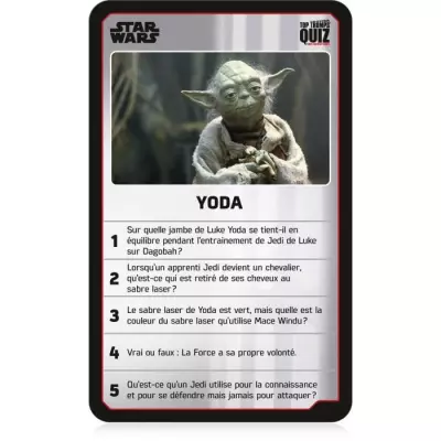 Quiz Star Wars: Jeu de plateau compact - dimensions colis 12x10x8 cm