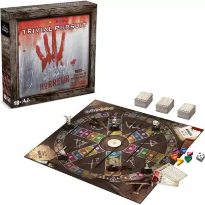 Trivial Pursuit Horreur: Le jeu de société incontournable en format compact