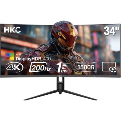 Ecran PC Gamer - HKC - 34 - 200Hz - Dalle VA - 1ms - CG345U