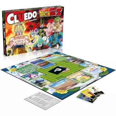Rejouez l'enquêteur avec Cluedo Dragon Ball Z - Jeu de plateau - 8 ans et +