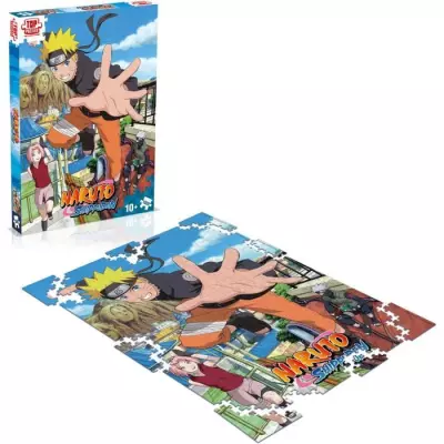 Puzzle Naruto Shippuden Retour a Konoha 1000 pièces - Plongez dans l'univers ninja!