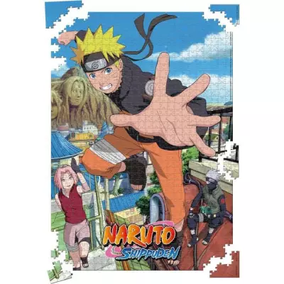 Puzzle Naruto Shippuden Retour a Konoha 1000 pièces - Plongez dans l'univers ninja!