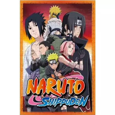 Puzzle Naruto Shippuden Ninja de Konoha 500 pièces - Jeu de réflexion passionnant