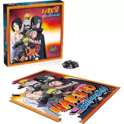 Puzzle Naruto Shippuden Ninja de Konoha 500 pièces - Jeu de réflexion passionnant
