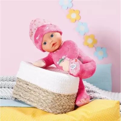 Poupée douce Baby Born - Rose - 30cm - Avec hochet - dès 3 ans