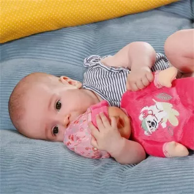 Poupée douce Baby Born - Rose - 30cm - Avec hochet - dès 3 ans