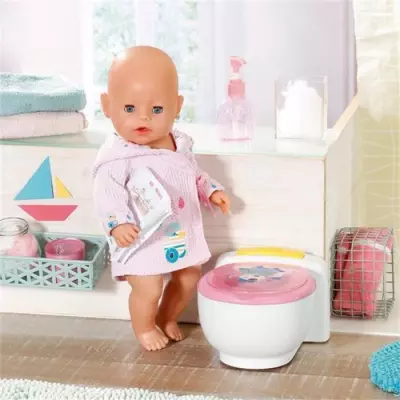 BABY BORN - Toilette Bain Poo-Poo : Fun et Pratique
