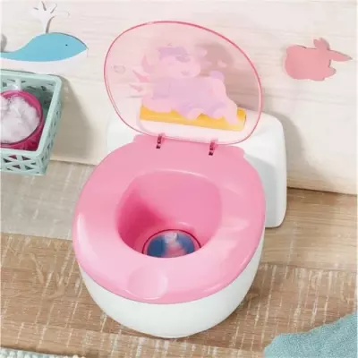 BABY BORN - Toilette Bain Poo-Poo : Fun et Pratique