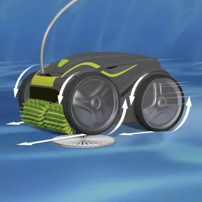 Robot Zodiac GV5220: Fond, parois et ligne d'eau - Pour piscines jusqu'à 12x6m