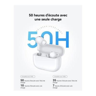 Ecouteurs sans fil - Huawei - Freebuds SE 4 ANC - Noir