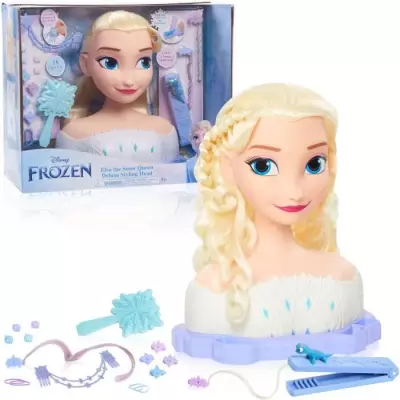 Tete a coiffer Elsa Deluxe - Extensions et accessoires - Reine des Neiges