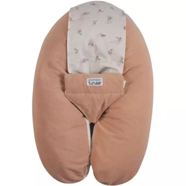 Coussin De Grossesse et D'allaitement TINEO 3 En 1 Multirelax éponge Rose