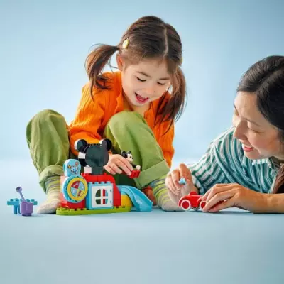 LEGO DUPLO | Disney 10454 La Maison et la Voiture de Mickey - Jeu de Construction 2 ans