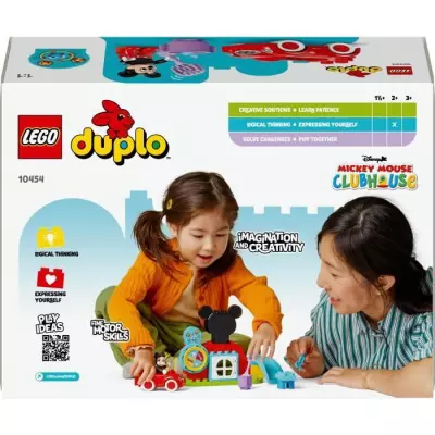 LEGO DUPLO | Disney 10454 La Maison et la Voiture de Mickey - Jeu de Construction 2 ans
