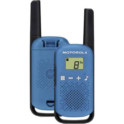 Talkie-walkie Motorola - 2 Pcs - Bleu - Portée 8 km - Mains-libres - Puissance 500 mW