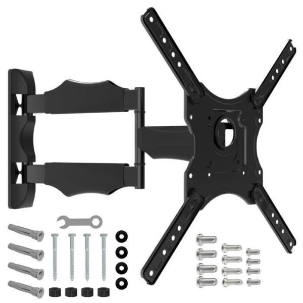 NANOOK Support Mural orientable pour téléviseurs 32-55 Pouces - Inclinable - Support Mural pour téléviseurs LCD, LED, QLED e