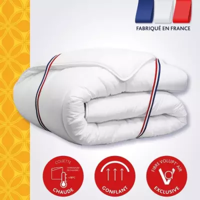 Couette tempérée Vancouver - Fabrication française - Blanc