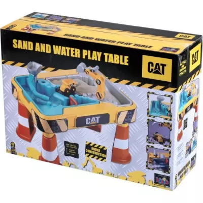 Table multi jeux sable et eau Caterpillar - KLEIN - 3237, pour des heures de plaisir !