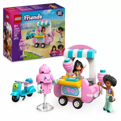 LEGO Friends 42643 Stand de barbes à papa et scooter - Jeu pour filles 6 ans