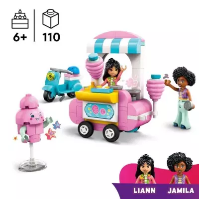 LEGO Friends 42643 Stand de barbes à papa et scooter - Jeu pour filles 6 ans