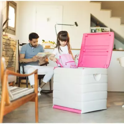 Boîte de rangement Space Saver 190 L - Fuchsia vibrante!