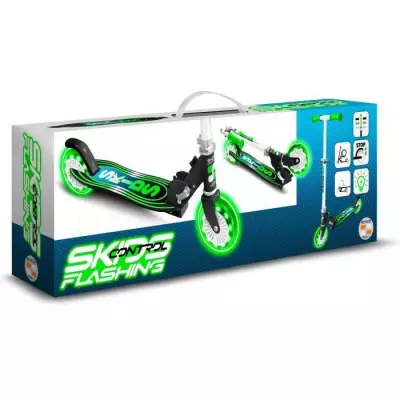 Trottinette pliable avec roues lumineuses pour enfants