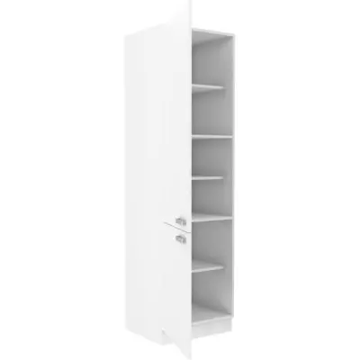 Colonne de cuisine 2 portes - Design blanc - L 60 x P 58 x H 210 cm