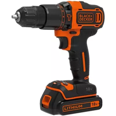Perceuse à percussion sans fil BLACK & DECKER BDCHD18S32-QW - Compacte et puissante