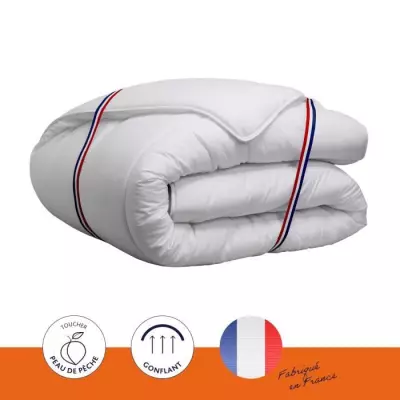 Couette chaude 400gr/m² COUNTRY 200x200 blanc