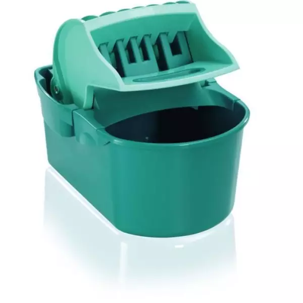 Seau essoreur Leifheit Profi Compact 55080, essore-housse compatible avec lave-sol Leifheit Profi XL, capacité de 8 L, turquois