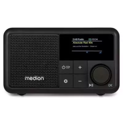 Mini Radio - MEDION - DAB/FM - Mono 2W RMS - Noir