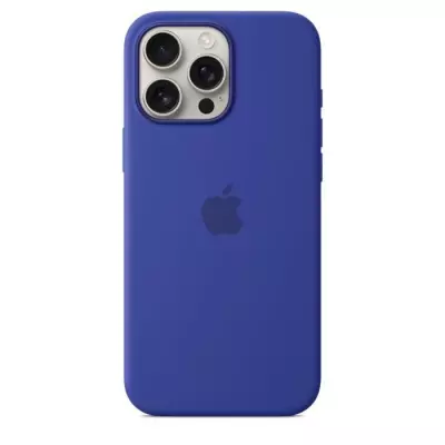 Coque iPhone 16 Pro Max Silicone avec MagSafe - Ultramarine
