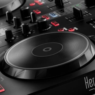 HERCULES DJ CONTROL INPULSE 300 MK2 - Contrôleur DJ USB - 2 voies - 16 pads - Logiciels et tutoriels - Carte son intégrée