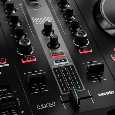 HERCULES DJ CONTROL INPULSE 300 MK2 - Contrôleur DJ USB - 2 voies - 16 pads - Logiciels et tutoriels - Carte son intégrée
