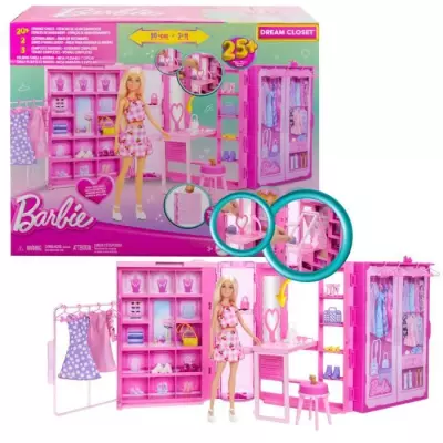 Coffret Barbie-Dressing de Reve: Prêt à jouer!